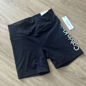 NWT Calvin Klein Black Performance Compression Shorts